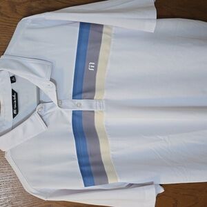 Travis Mathew White Polo XL